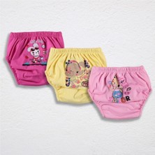 3lü Kız Alıştırma Külodu - Tavşanlı Set