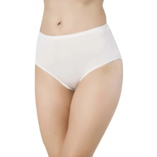 Kadın Yüksek Bel Bambu 4'lü 4 Adet %100 Pamuklu Modal Külot Extra Rahat Alt Çamaşır