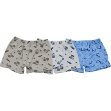 Çocuk 3 Lü Boxer Havlu Bel Iz Yapmaz Rahat