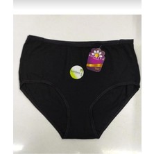 Kadın Siyah Yüksek Bel Bambu 3 Lü Paket Harika Külot