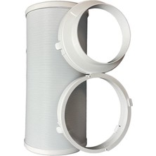 Kaira DPCY35BK Mobil Klima Sıcak Hava Tahliye Hortumu ve Aparatları Ağız Çapı 15 cm Uzunluk 150 cm