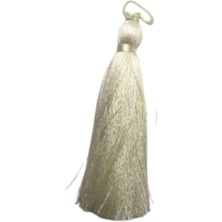 Püskül Tekli 5 cm 1 Adet Krem