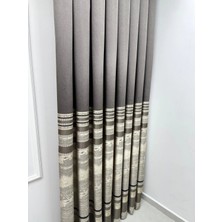 Nivemeshome Urla V-5302 Toprak 1/3 Sık Pileli Fon Perde Apm