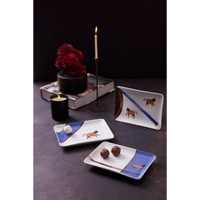 Kütahya Porselen Gallop 18X13 3 Parça Düz Tabak 80876