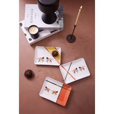 Kütahya Porselen Gallop 18X13 3 Parça Düz Tabak 80869