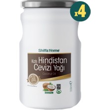 Shiffa Home Hindistan Cevizi Yağı 330 ml 4 Adet