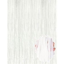 Soft Beyaz Renk Duvar ve Kapı Perdesi