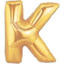 Altın Sarısı Folyo Harf Balon 1 Metre
