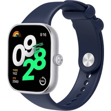 Mobicas Mi Band 8 Pro Uyumlu Klasik Silikon KORDON-109 Lacivert