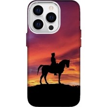 IPHONE 15 Pro  Özel Atatürk Tasarımlı Lüks Silikon Kılıf