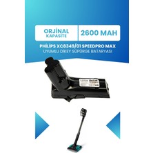 Philips 8000 Serisi XC8349/01 Speedpro Max Uyumlu Batarya 25.2 V 2600MAH Dikey Süpürge Bataryası