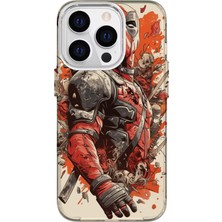 IPHONE 15 Pro Özel Deadpool Tasarımlı Lüks Silikon Kılıf