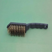 Metal Tel Fırça Plastik Saplı Pas Kir Sökme Temizleme Fırçası