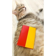 Efe Deri Gs Yaldızlı Şeritli Deri Dikişli Ruhsat Kılıfı Kabı Oto Araç Ruhsatlık Ruhsat Koruyucu