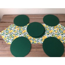 Trend Yuvam Ev Tekstil Ürünleri Vintage Limonlar  Desenli Runner & Supla