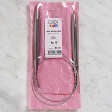 Loren Crafts 10 mm Çelik Misinalı Şiş 60 cm