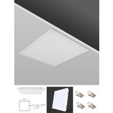 Gün Işığı Led, Gömme LED Armatur, Ilık Beyaz 60X60 LED Panel, Sıva Altı 60WATT LED Panel, 4000K