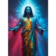 Bedeko Jesus Isa Resmi Mdf Tablo