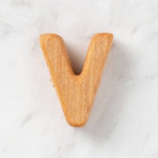 Hobi Baby Organik Ahşap Harf - V