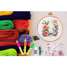 Soi Home Punch Seti Nakış Seti Kasnaklı Kendin Yap Seti Seri 23