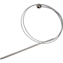 Misinalı Çelik Stoplu Tığ Şiş 2,5 Numara 60 cm