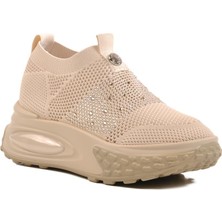 25Y305-4 Z Bej Kadın Sneaker
