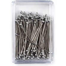 Minelli Iğne Kutulu Metal Başlı 100'LÜ