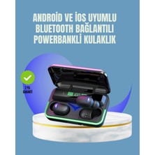 Bayilik XML Uzun Pil Ömürlü E10 Powerbank Bluetooth Kulaklık LED Gösterge