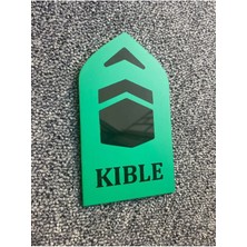 2'li Kıble Yönlendirme Levhası | 8X14 cm Kendinden Yapışkanlı Yön Tabelası