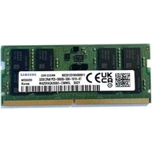 Samsung 32 GB Ddr5 5600MHZ Samsung 1.1V Sodımm Kutusuz (M425R4GA3BB0-CWM)