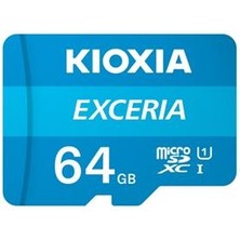 Kioxia 64 GB Kıoxıa Excerıa Mıcro Sdxc Uhs-1 100MB/S (LMEX1L064GG2)