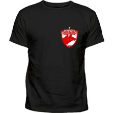 Dinamo București 1948 Kulüp Küçük Logo Baskılı Pamuklu Tshirt