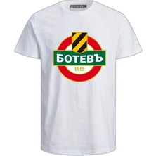 Pfk Botev Plovdiv Ботев Пловдив Baskılı Pamuklu T-Shirt