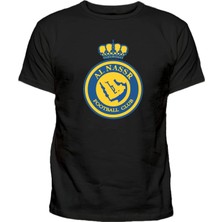 Al Nassr Football Club Baskılı Pamuklu Suudi Arabia Baskılı T Shirt