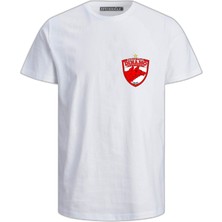 Dinamo București 1948 Kulüp Küçük Logo Baskılı Pamuklu Tshirt