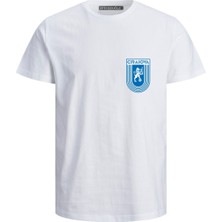 Universitatea Craiova 1948 Kulüp Logo Baskılı Pamuklu Tshirt