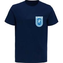 Universitatea Craiova 1948 Kulüp Logo Baskılı Pamuklu Tshirt