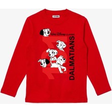 Uzun Kollu 101 Dalmaçyalı Baskılı Çocuk Tişört