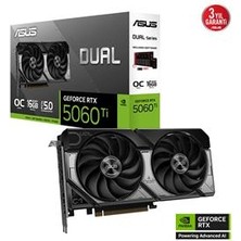 Asus RTX5060-TI 16GB Gddr7 128BIT 3xdp/hdmı (DUAL-RTX5060TI-O16G)
