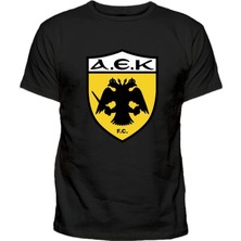 Aek Athens F.c. Baskılı Pamuklu T-Shirt