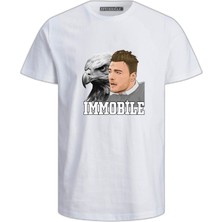 Kartal Cimobbile Baskılı Erkek Pamuklu Tshirt