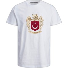 Büyük Bozkurt Çocuk Logo Baskılı  Pamuklu Tişört