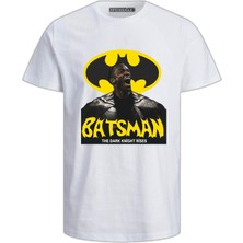 Batsman Baskılı Erkek Pamuklu Tshirt