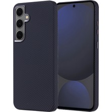 Galaxy S24 Fe Kılıf Magsafe Destekli Ultra Ince Karbon Fiber Desenli Slimfiber Premium Kapak