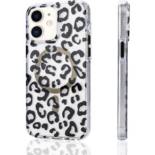 iPhone 12 Kılıf Magsafe Özellikli ve Desenli Şık Jago Premium Kapak