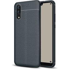Huawei P20 Kılıf Uzun Ömürlü ve Dayanıklı Dermiq Premium Esnek Lüks Silikon Kapak