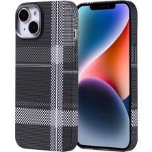 iPhone 14 Kılıf Magsafe Destekli Ultra Ince Karbon Fiber Desenli Slimfiber Premium Kapak