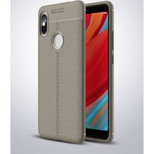 Redmi S2 Kılıf Deri Görünümlü Deriko Premium Silikon Kapak
