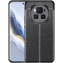 Honor Magic 6 Pro Kılıf Deri Görünümlü Deriko Premium Silikon Kapak