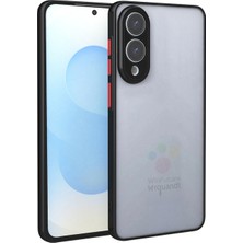 Galaxy S25 Edge Kenarları Renkli Arkası Buğulu Şık Hux Silikon Kılıf